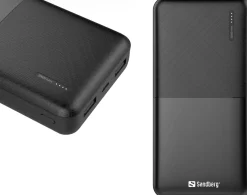 20.000 mAh Saver PowerBank, Black