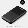 10.000 mAh Saver PowerBank, Black
