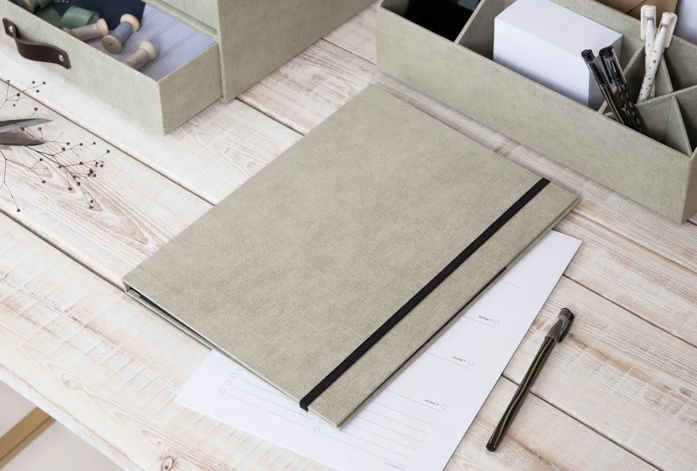 Mapp Paulina A4 canvas linen