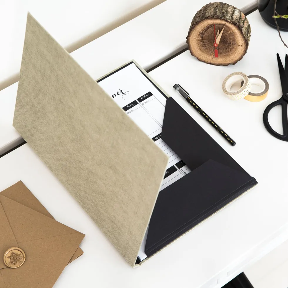 Mapp Paulina A4 canvas linen