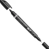 Markal Dura Ink Dual Tip Black