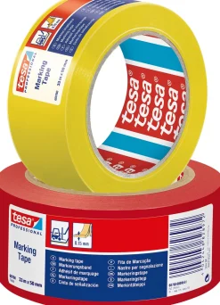 Markeringstejp TESA Prof. 50mmx33m röd