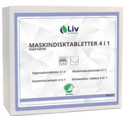 Maskindisk LIV Tabs 4i1 100/fp