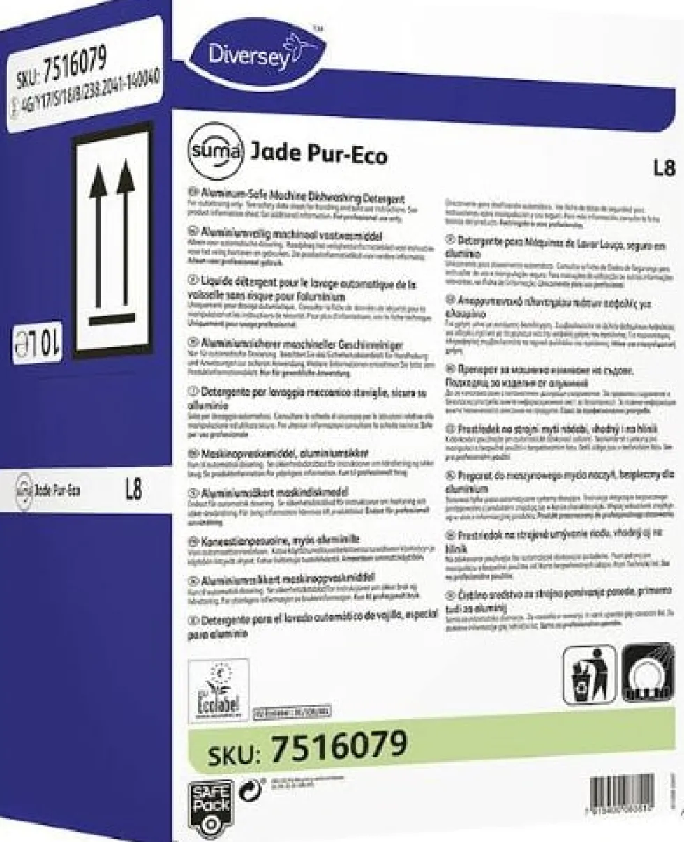 Maskindiskmedel Suma Jade L8/Safepack, 10L