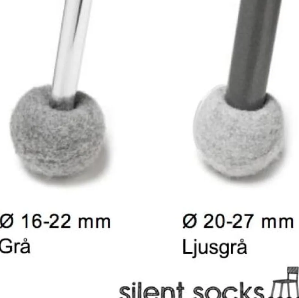 Möbeltass Silent Socks 16-22mm Svart