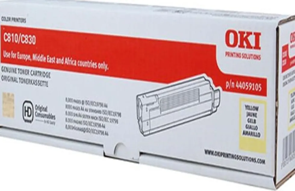 MC851/861 toner yellow 7.3K