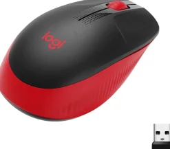 M190 Full-size wireless mouse, Red