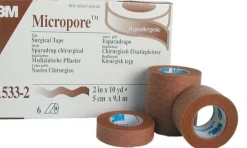 Micropore Beige 1,2cm x 9,1m, 24/FP