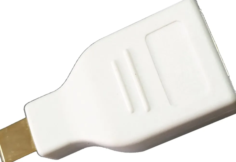 MiniDP to DisplayPort Converter, White