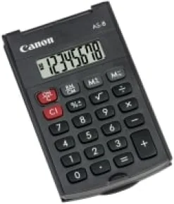 Miniräknare CANON AS-8 svart