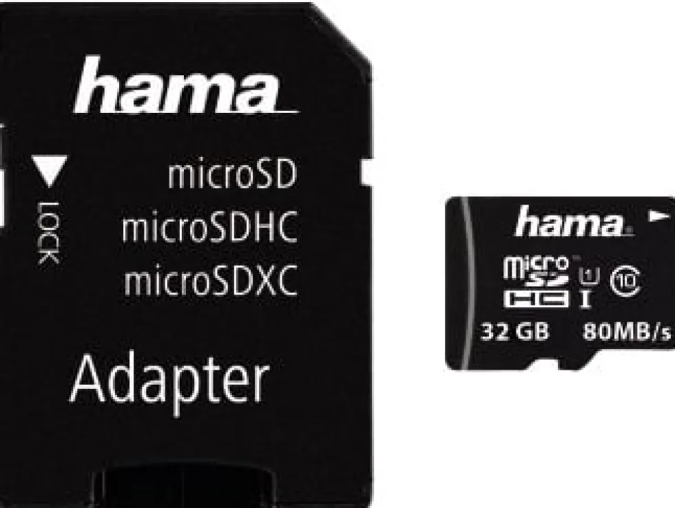 Minneskort HAMA Micro SDHC 32GB CL10