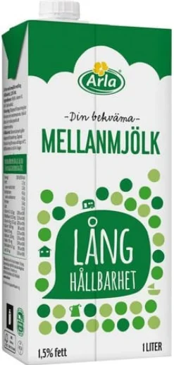 Mjölk ARLA lång hållbarhet 1L