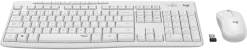 MK295 Silent Wireless Combo Desktop set, Off White (Nordic)