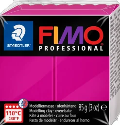 Modelleringslera Fimo prof 85g magenta