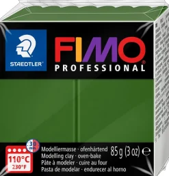 Modelleringslera Fimo prof 85g grön