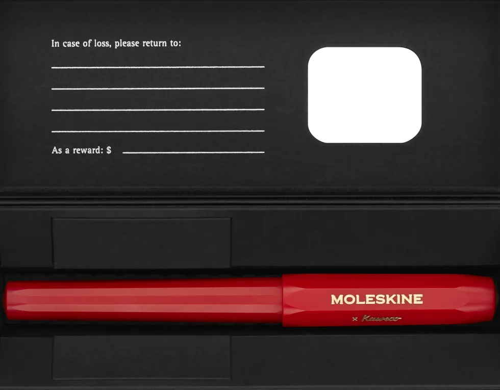 Moleskine Kaweco Kulspetspenna 1.0 Röd