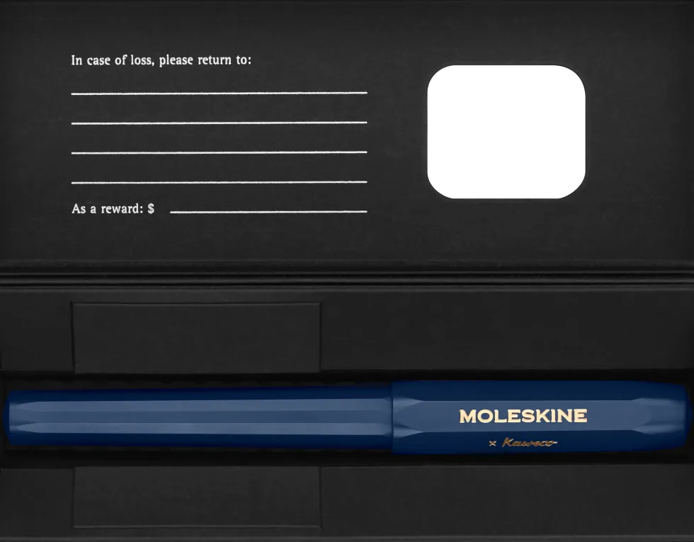 Moleskine Kaweco Kulspetspenna 1.0 Blå