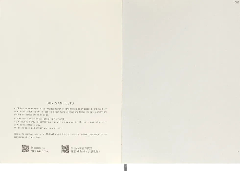 Moleskine Smart Anteckningsbok Soft Olinjerad XL Svart