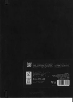 Moleskine Smart Anteckningsbok Soft Olinjerad XL Svart