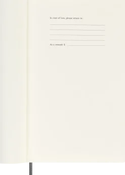 Moleskine Smart Anteckningsbok Soft Olinjerad Large Svart