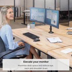 Monitorarm FELLOWES Reflex Dual