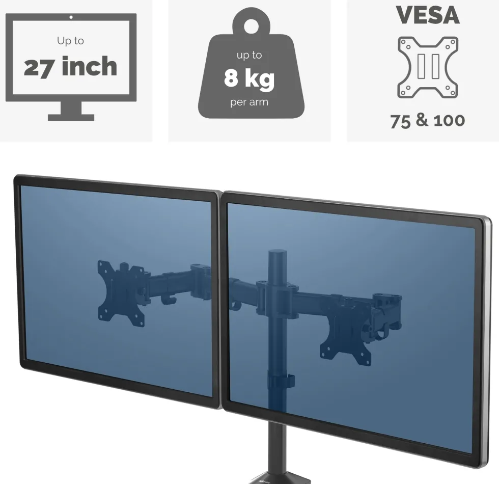 Monitorarm FELLOWES Reflex Dual