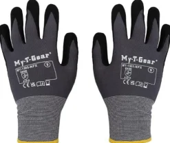 Montagehandske MY-T-GEAR nitril grå 10