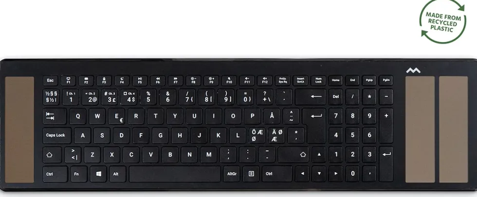 Mousetrapper Type Keyboard, Black