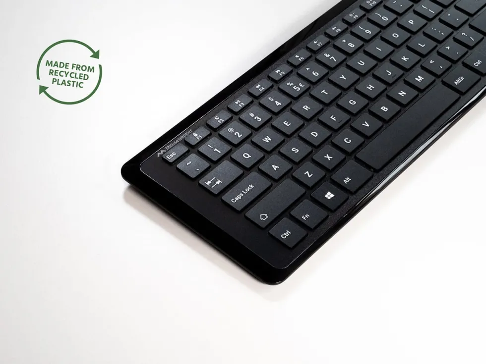 MOUSETRAPPER Type Mini Wireless Keyboard, Black