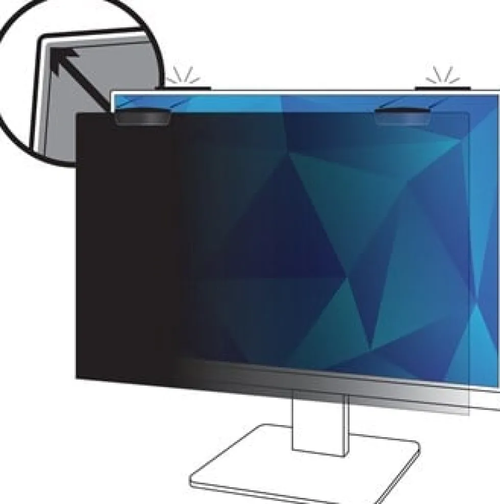 3M Privacy Filter 27" FS Monitor w COMPLY Magnetic (16:9)