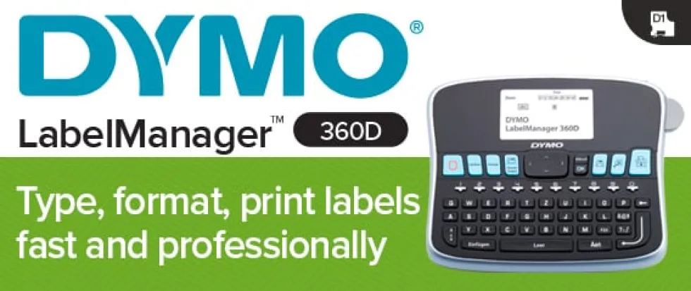 Märkmaskin Dymo LabelManager 360, D1