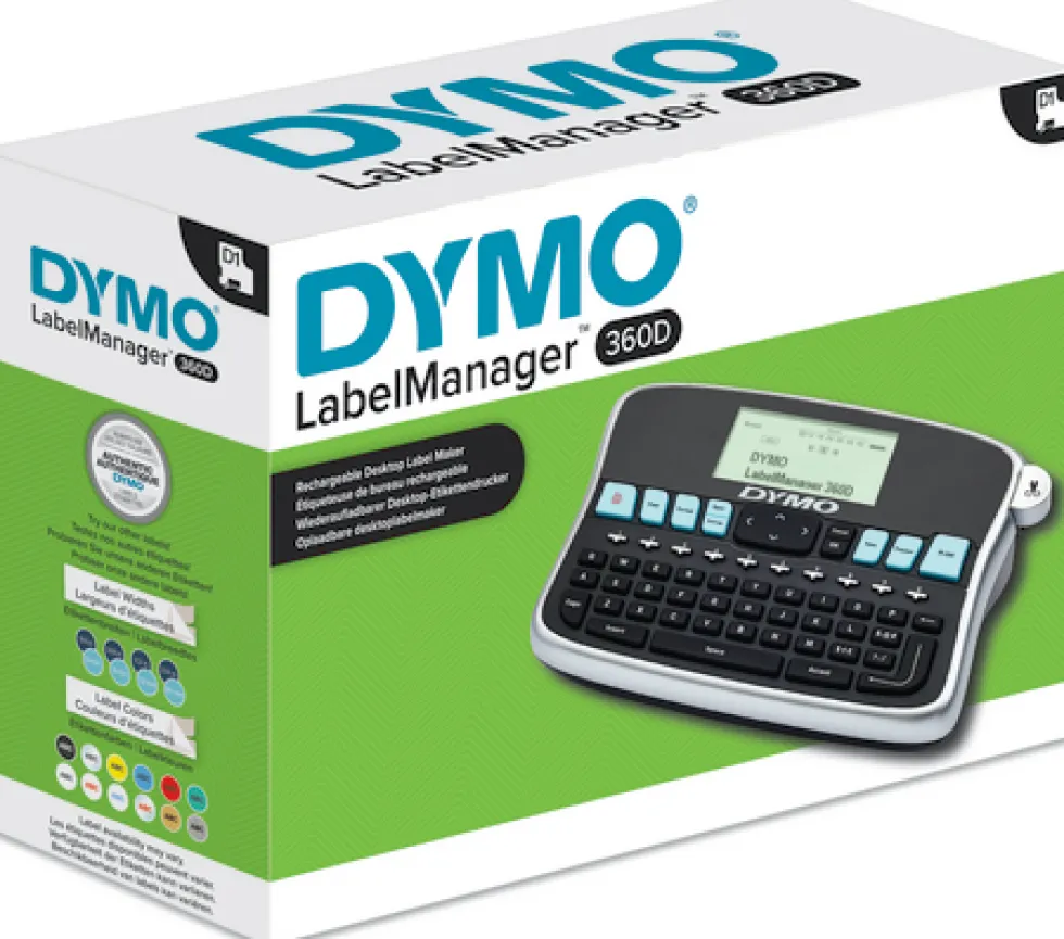 Märkmaskin Dymo LabelManager 360, D1