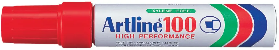 Märkpenna Artline 100 1-blister röd