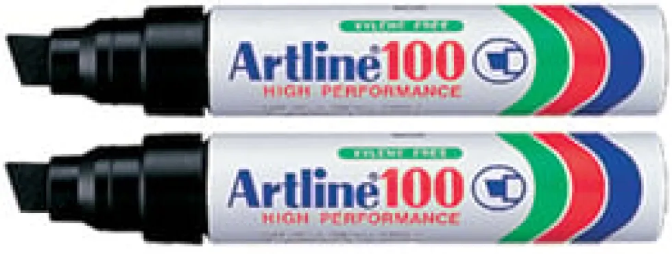 Märkpenna Artline 100 2-pack blister svart