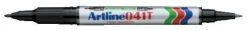 Märkpenna ARTLINE 041T 2-i-1 rund svart