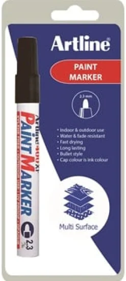 Märkpenna Artline 400XF Paint 1-blister svart