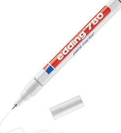 Märkpenna Edding 780 Vit, 0,8mm