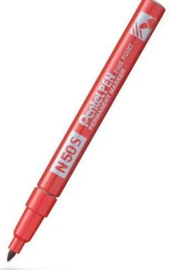Märkpenna perm. PENTEL N50S rund röd