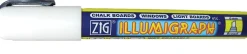 Märkpenna ZIG Illumigraph B 6mm vit