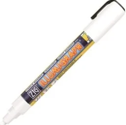 Märkpenna ZIG Illumigraph B 6mm vit