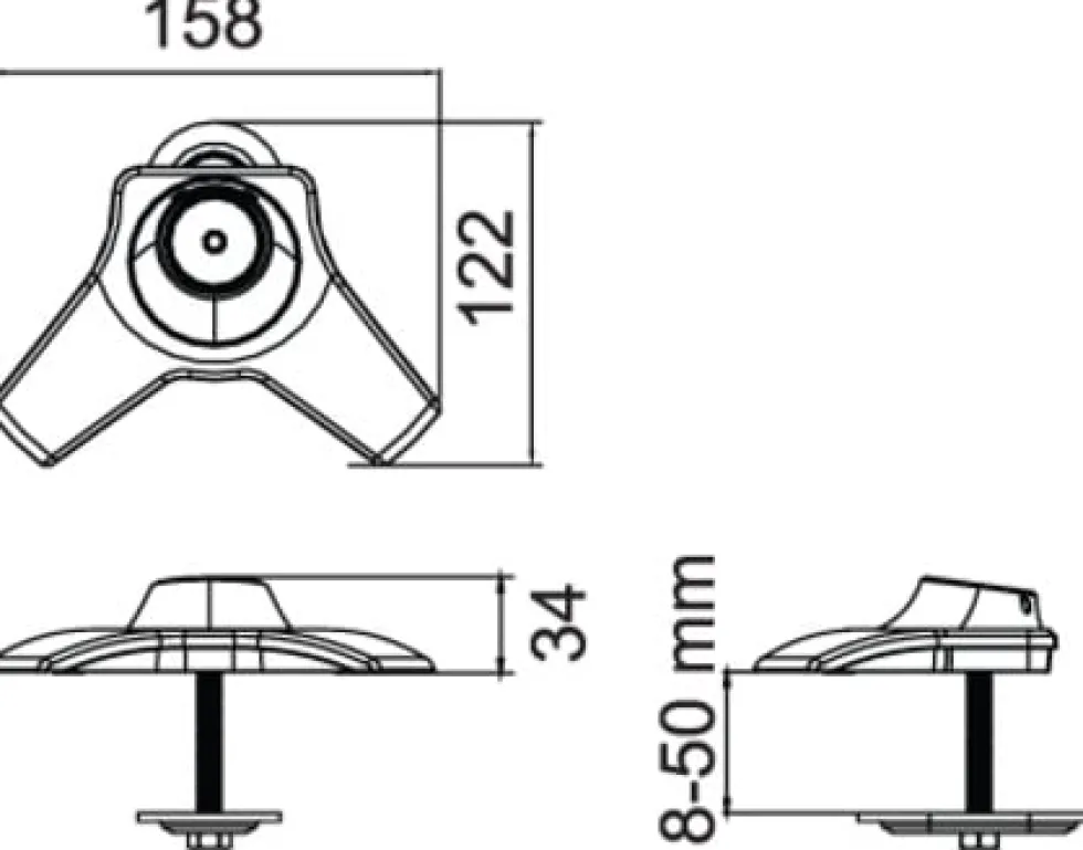 Multibrackets M Desktopmount Single / Dual / Triple Stand