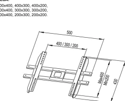 Multibrackets M Pro Series - Monteringskomponent (VSA-adapter)