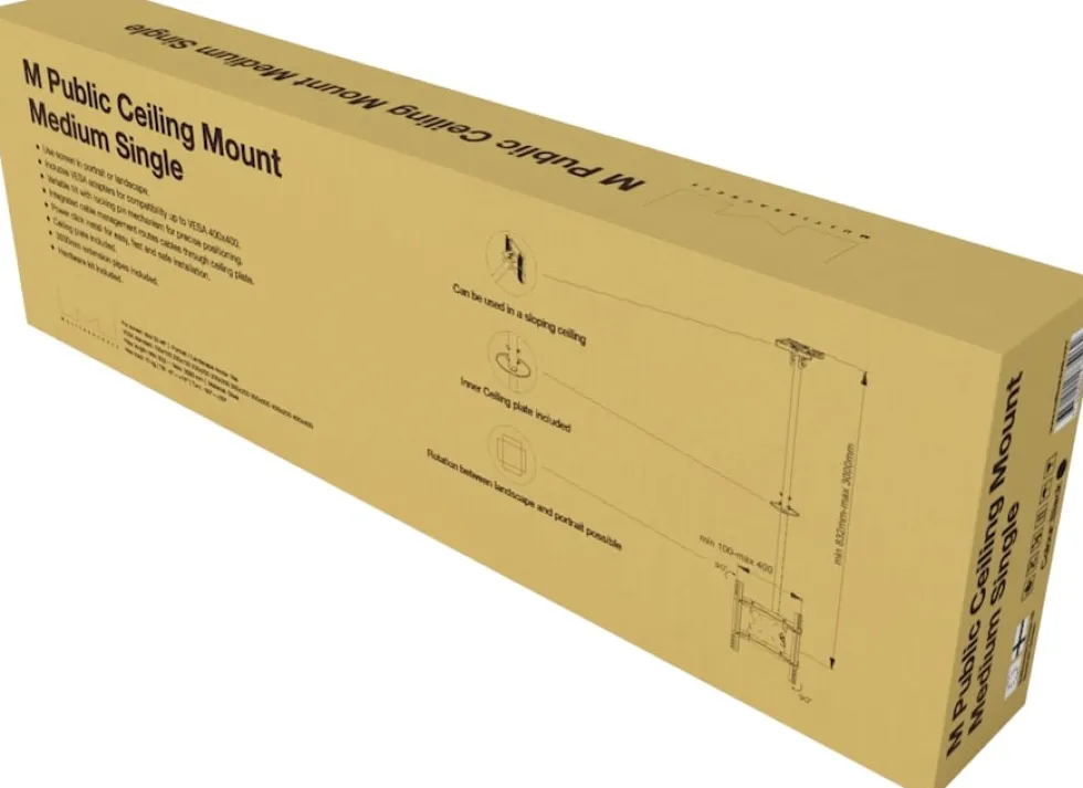 Multibrackets M Public Ceilingmount Medium Single