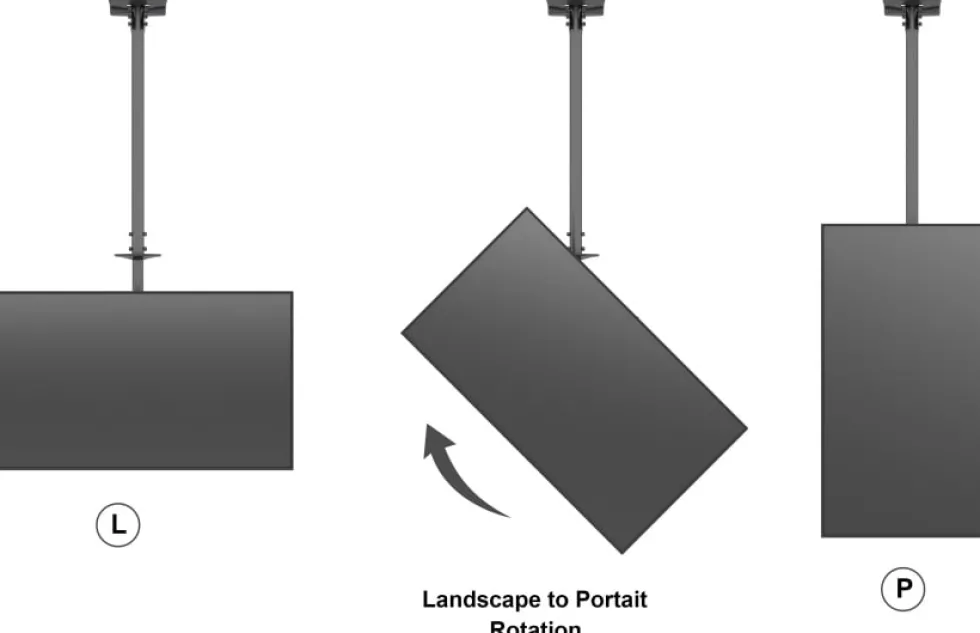 Multibrackets M Public Ceilingmount Medium Single