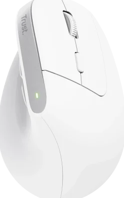 Mus Ergonomisk TRUST Bayo+ Trådlös vit