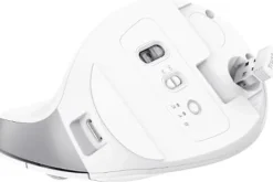 Mus Ergonomisk TRUST Bayo+ Trådlös vit
