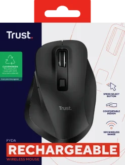 Mus TRUST Fyda Eco Standard Trådlös