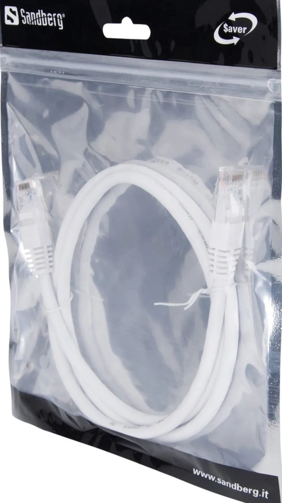 Network Cat 6 Cable SAVER, White (1m)