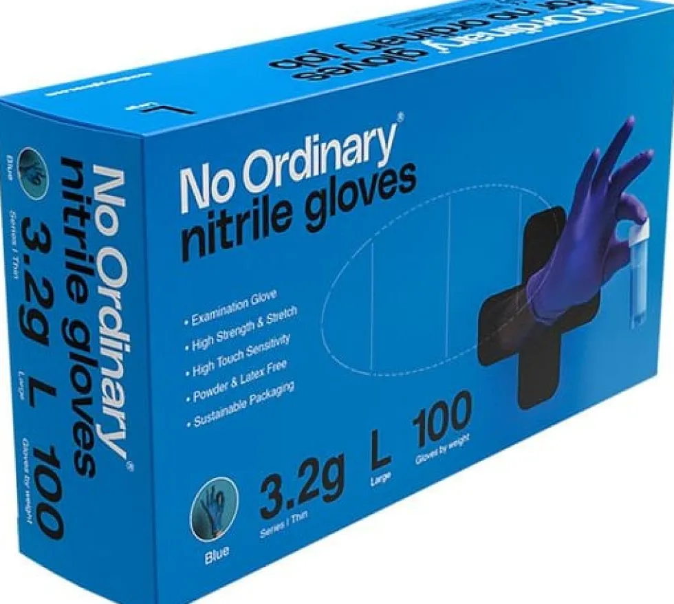 Nitrilhandske NO ORDINARY blå L 100/fp