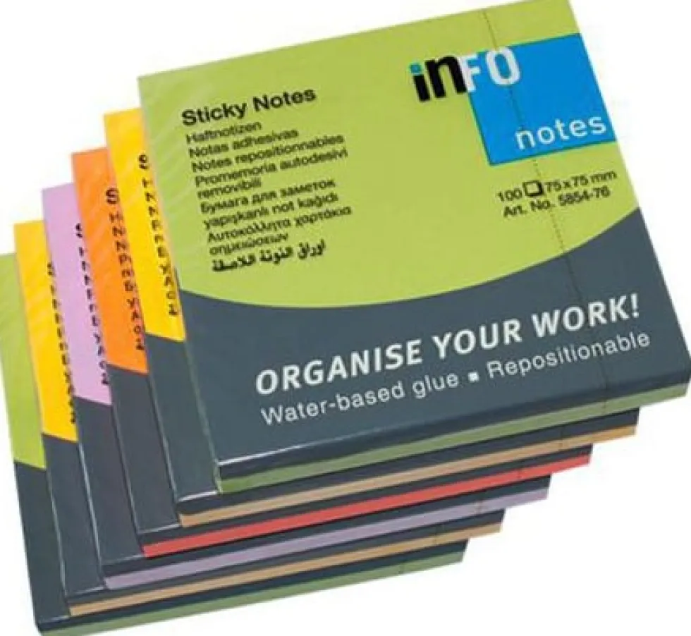 Notes INFO NOTES 75x75mm Spring